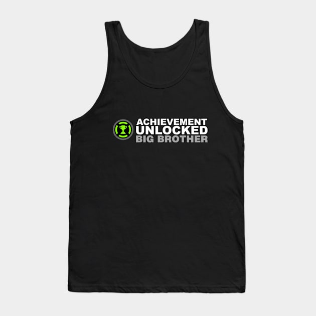 Achievement Unlocked Big Brother Tank Top by Kyandii